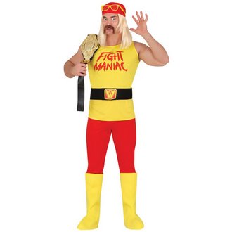 Fight Maniac Birkózó Férfi Jelmez Szett Farsangra