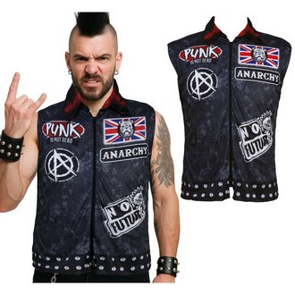 Foltozott Punk Mellény Férfi Jelmez
