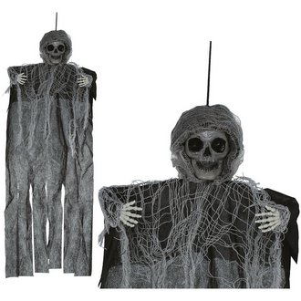 Függő Csontváz Tunikával Halloweenre, 60 cm
