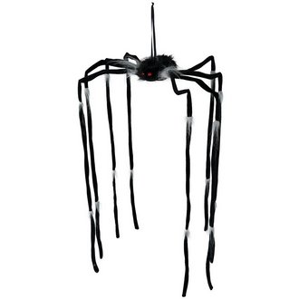 Függő Pókos Dekoráció Halloweenre, 80x46 cm
