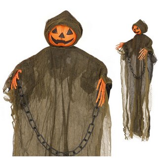 Függő Szellem Tök Dekoráció Halloweenre, 98 cm