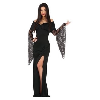 Gótikus Királynő Lány Jelmez Halloweenre