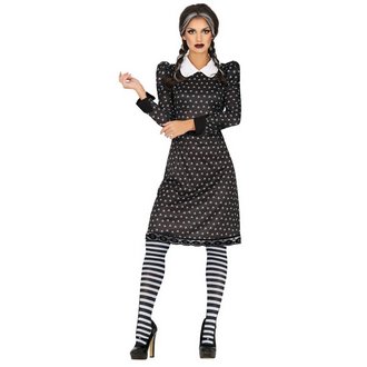 Gótikus Koponyás Lány Jelmez Halloweenre