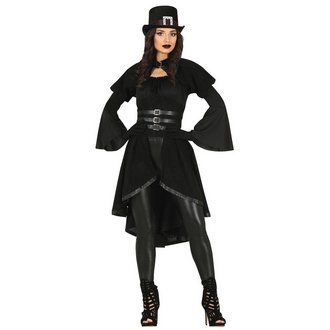 Gótikus Lány Jelmez Szett Halloweenre