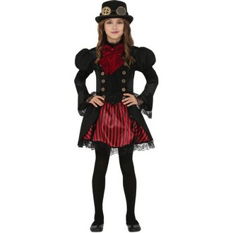 Gótikus Steampunk Lány Jelmez Szett Halloweenre
