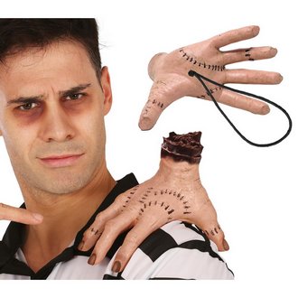 Gumipántos Levágott Kéz Halloweenre, 20 cm