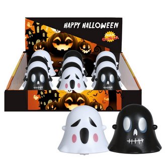 Gurulós Szellem Figurák Halloweenre, 12 db-os Készlet, 4 cm
