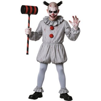 Gyilkos Bohóc Fiú Jelmez Halloweenre