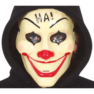 HA! Bohóc Maszk Felnőtteknek Halloweenre
