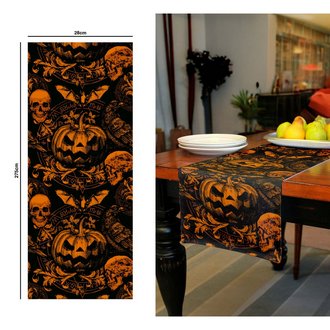 Halloween Asztali Futó, 28 cm x 275 cm