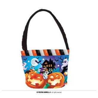 Halloween Kosár Tökökkel, 30x15 cm