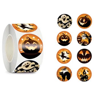 Halloween Matrica Tekercs, 200 db