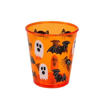 Halloween Tökfejes Műanyag Pohár, 9x10 cm