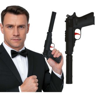 Hangtompítós Pisztoly Kiegészítő, 29 cm