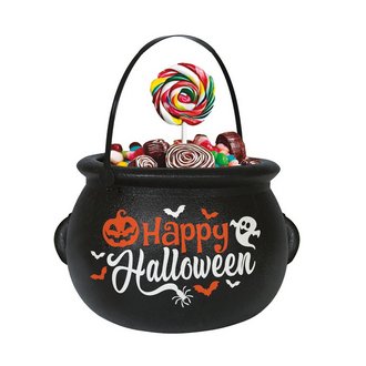 Happy Halloween Boszorkányüst Gyerekeknek, 16 cm