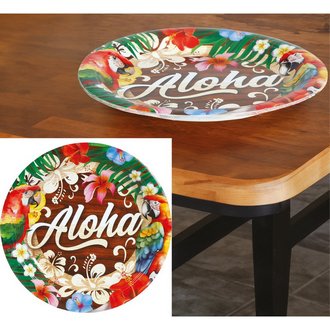 Hawai Aloha Parti Tányér Szett, 6 db, 23 cm