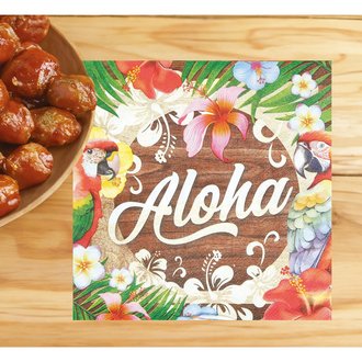 Hawaii Aloha Papírszalvéta, 20 db, 16x16 cm