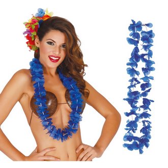 Hawaii Kék Virágfüzér Nyaklánc Felnőtteknek