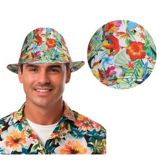 Hawaii Mintás Trópusi Kalap Felnőtteknek