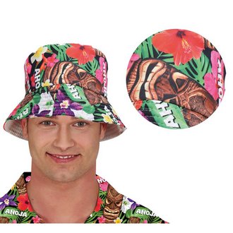 Hawaii Mintás Vödörkalap Unisex Felnőtteknek, Többszínű