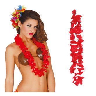 Hawaii Piros Virágfüzér Nyaklánc Felnőtteknek