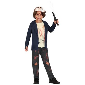 Hoki Maszkos Rémisztő Fiú Jelmez Halloweenre