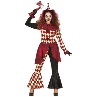 Horror Bohóc Női Jelmez Halloweenre