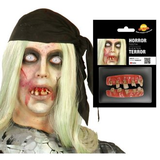 Horror Fogsor Kiegészítő Felnőtteknek Halloweenre