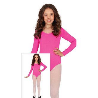 Hosszú Ujjú Fukszia Dressz Lányoknak