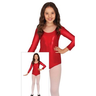 Hosszú Ujjú Metálpiros Dressz Lányoknak