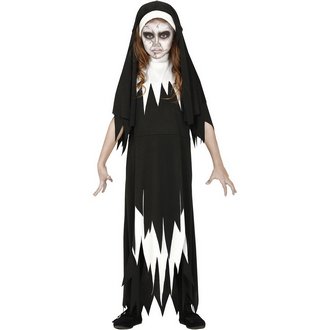 Ijesztő Apáca Lány Jelmez Halloweenre