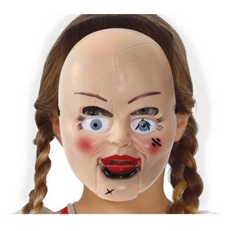 Ijesztő Baba Maszk Lányoknak Halloweenre