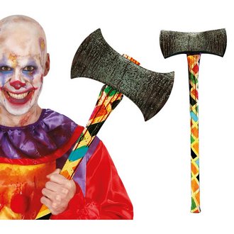 Ijesztő Bohóc Fejsze Halloweenre, 73 cm