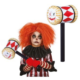 Ijesztő Bohóc Kalapács Kiegészítő Gyerekeknek Halloweenre
