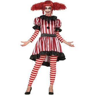 Ijesztő Bohóc Női Jelmez Halloweenre