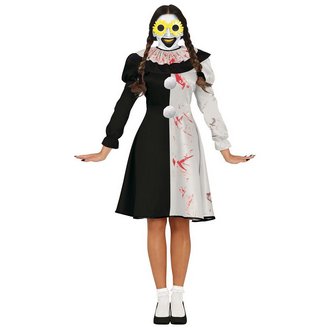 Ijesztő Bohóc Női Jelmez Halloweenre