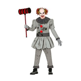 Ijesztő Gonosz Bohóc Férfi Jelmez Halloweenre