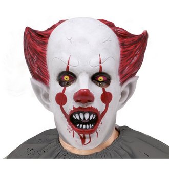 Ijesztő Gyilkos Bohóc Latex Maszk Halloweenre