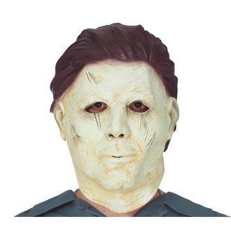 Ijesztő Gyilkos Latex Maszk Felnőtteknek Halloweenre