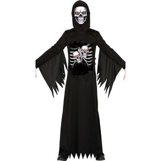 Ijesztő Kaszás Gyerek Jelmez Halloweenre