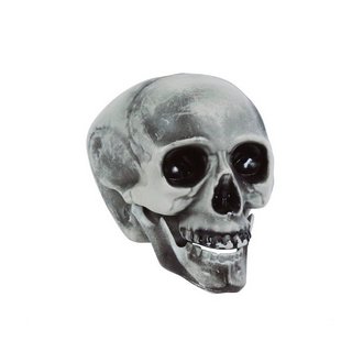 Ijesztő Koponya Dekoráció Halloweenre, 20 cm