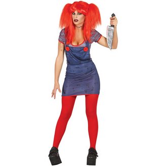 Ijesztő Rongybaba Női Jelmez Halloweenre