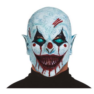 Ijesztő Vérfagyasztó Bohóc Latex Maszk Halloweenre