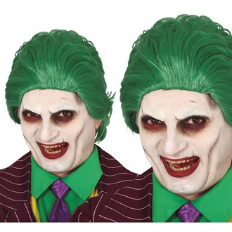 Ijesztő Zöld Joker Paróka Férfiaknak Halloweenre