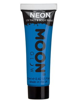 Intenzív Neon Kék UV-s Arc- és Testfesték - 12 ml
