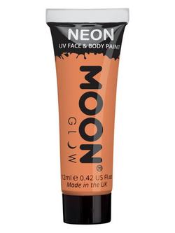 Intenzív Neon Narancssárga UV Arc- és Testfesték Egyéni Kivitelben - 12 ml