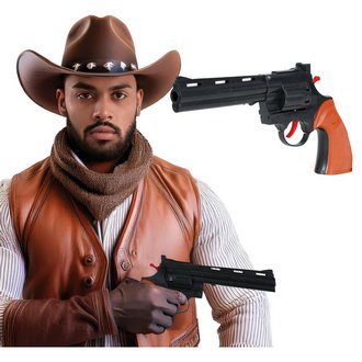 Játék Pisztoly Cowboy Jelmezhez, 25 cm