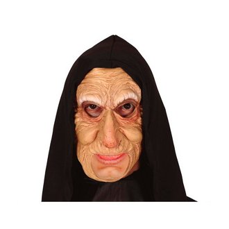 Kapucnis Öregasszony Maszk Felnőtteknek Halloweenre