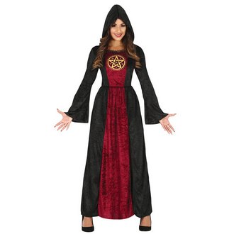 Kapucnis Rituális Női Jelmez Halloweenre