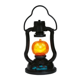 Lámpás Fénnyel és Hanggal Halloweenre, 15 cm
